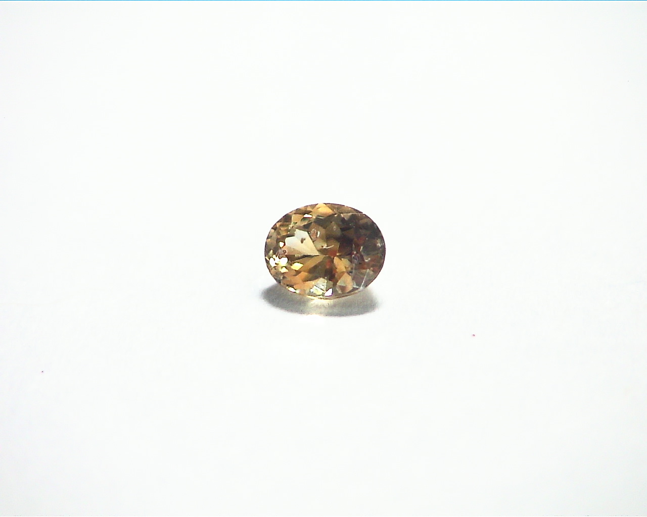 Imperial Topaz Natural Genuine Faceted Gemstone 0.36 CT GRG,468 - Image 3