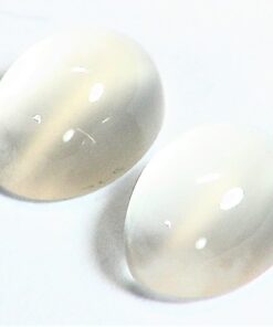 Moonstone Natural Genuine Gemstone Matched Pair GSG 544