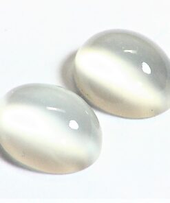 Alternative view of Moonstone Natural Genuine Gemstone Matched Pair GSG 544