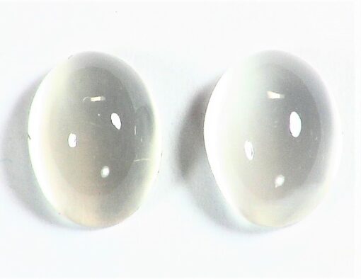 Moonstone Natural Genuine Gemstone Matched Pair GSG 544 - Image 3