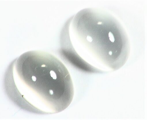 Moonstone Natural Genuine Gemstone Matched Pair GSG 544 - Image 4