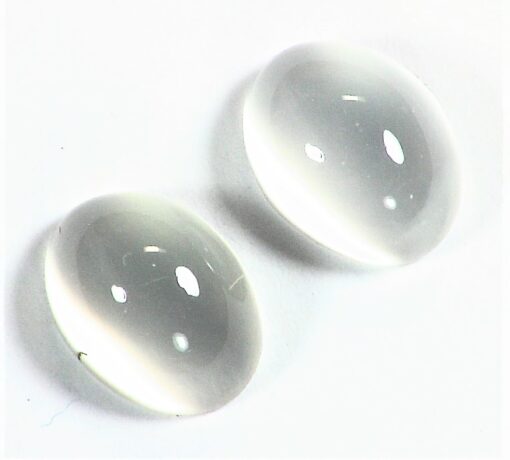 Moonstone Natural Genuine Gemstone Matched Pair GSG 544 - Image 5