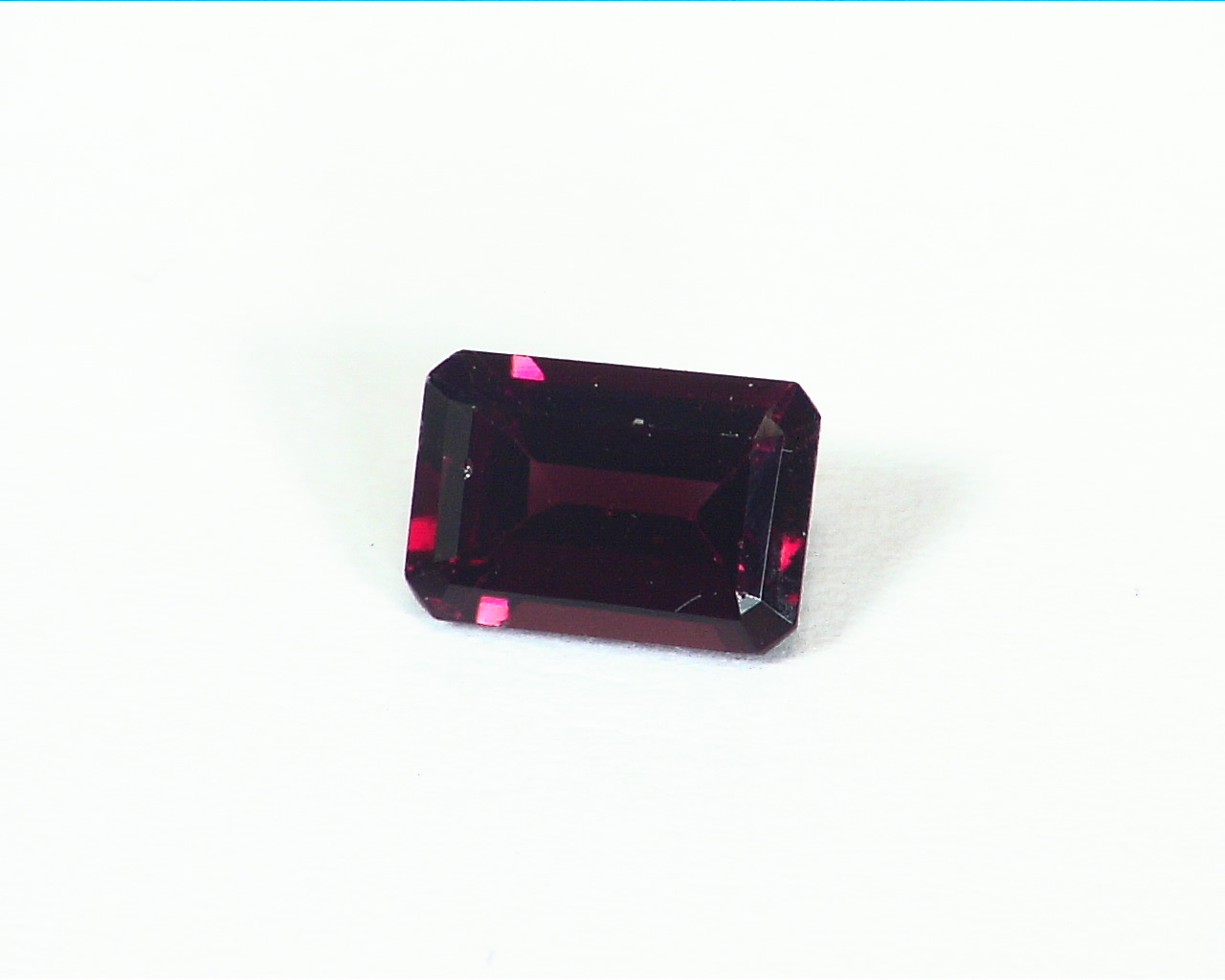Garnet Natural Genuine Gemstone Emerald Cut 1.92 CT GSG 180 - Image 2