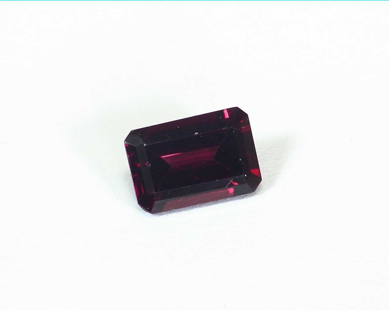 Garnet Natural Genuine Gemstone Emerald Cut 1.92 CT GSG 180 - Image 3