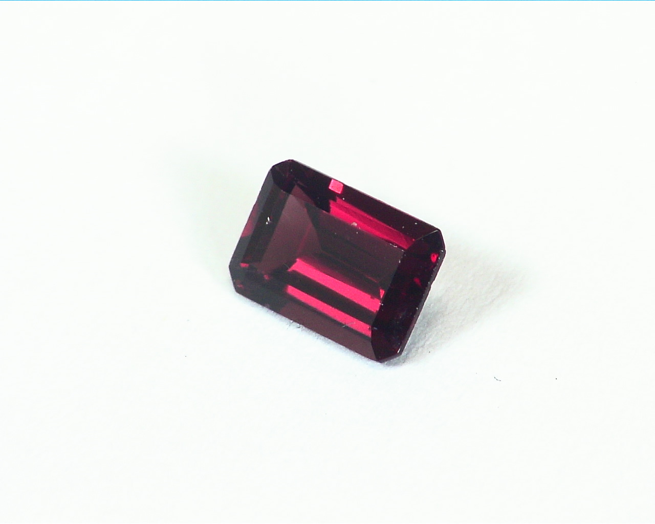 Garnet Natural Genuine Gemstone Emerald Cut 1.92 CT GSG 180 - Image 5