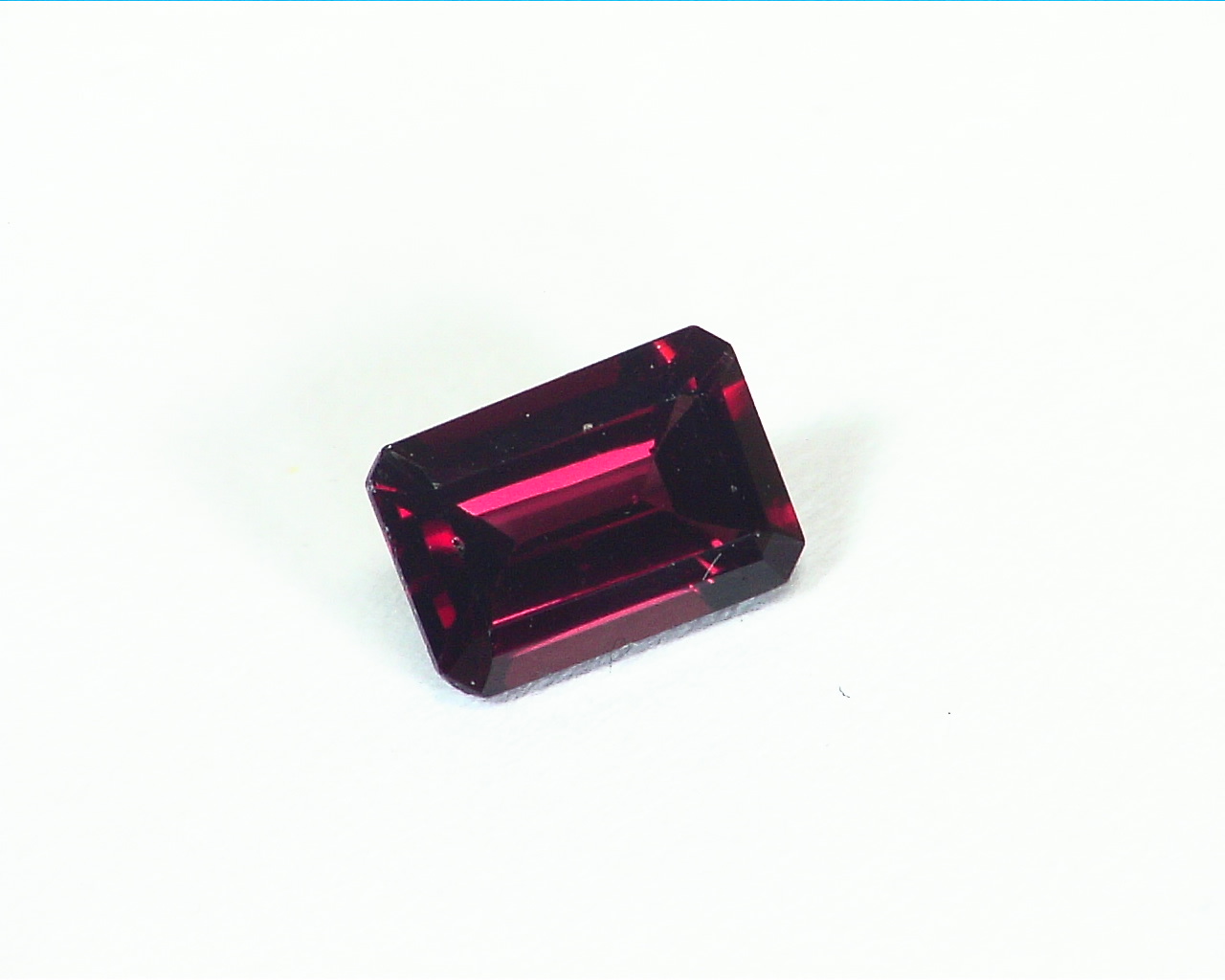 Garnet Natural Genuine Gemstone Emerald Cut 1.92 CT GSG 180 - Image 6