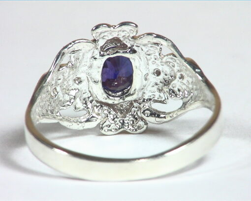 Blue Sapphire Sri Lanka Natural Genuine Gemstone Sterling Silver Ring RSS,1233 - Image 5