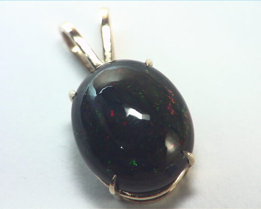 Opal (Mexican) Fire Opal 14 Kt Yellow Gold Pendent NFG,1028 - Image 5