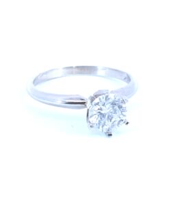 Alternative view of Diamond Engagement Ring Natural Genuine Diamond set in Tiffaney Design RFK,509