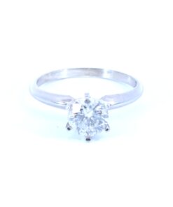 Diamond Engagement Ring Natural Genuine Diamond set in Tiffaney Design RFK,509
