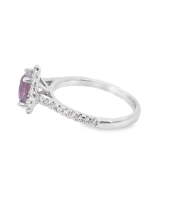 Alternative view of Ruby Natural Genuine Gemstone With GIA, Gold And Diamonds Lady's Ring, RFK544