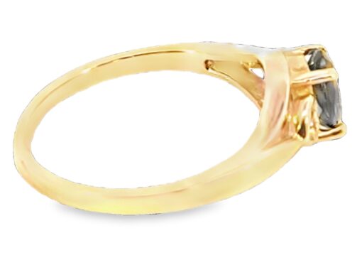 Alexandrite Natural Genuine Gemstone Diamond 14KTYellow Gold Lady's Ring RFK,567 - Image 3