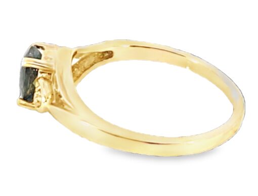 Alexandrite Natural Genuine Gemstone Diamond 14KTYellow Gold Lady's Ring RFK,567 - Image 5