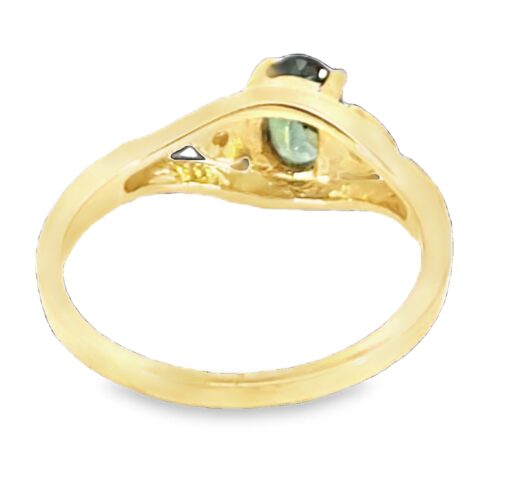 Alexandrite Natural Genuine Gemstone Diamond 14KTYellow Gold Lady's Ring RFK,567 - Image 6