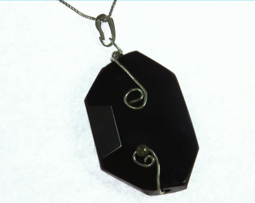 Agate Natural Genuine Gemstone Pendent PSS,998 - Image 3