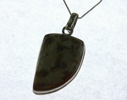 Agate Natural Genuine Sterling Silver Pendent PSS,909 - Image 2