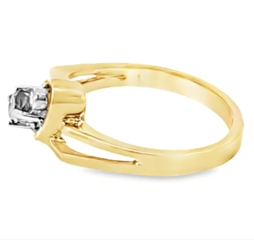Alexandrite Natural Genuine Gemstone Diamond Yellow Gold Lady's Ring RFK,224 - Image 3