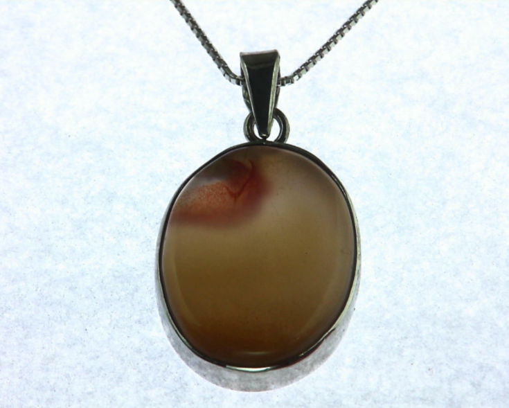 Amber Sterling Silver Pendant.PSS,799