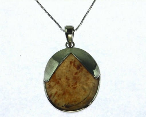 Amber Sterling Silver Pendant.PSS,930
