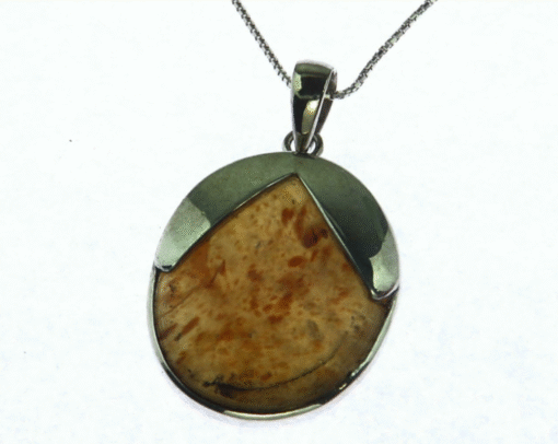 Amber Sterling Silver Pendant.PSS,930 - Image 2