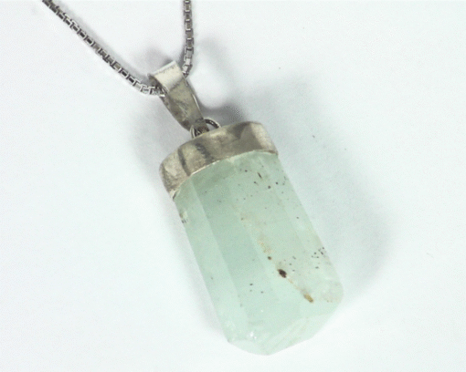 Aquamarine Natural Genuine crystal Pendant PSS,923 - Image 5