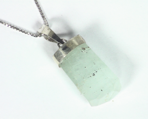 Aquamarine Natural Genuine crystal Pendant PSS,923 - Image 3