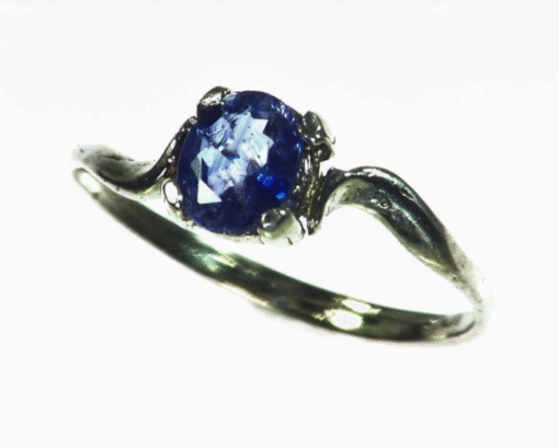 Blue Sapphire Natural Genuine Gemstone Sterling Silver Lady,s Ring RSS1039 - Image 4