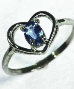 Blue Sapphire Natural Genuine Sterling Silver Lady,s Ring RSS,1057