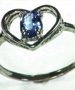 Alternative view of Blue Sapphire Natural Genuine Sterling Silver Lady,s Ring RSS,1057