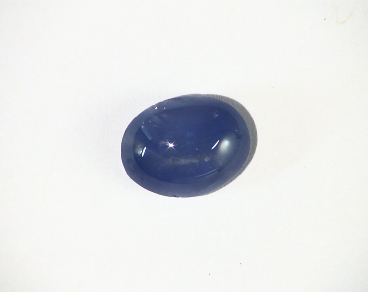 Blue Sapphire Natural Genuine Unheated Oval Shape Cabochon Gemstone GRG,157 - Image 6