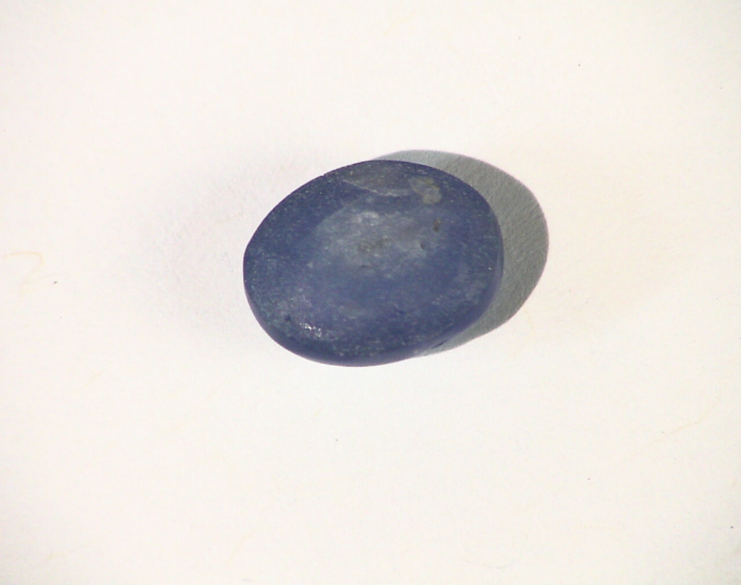 Blue Sapphire Natural Genuine Unheated Oval Shape Cabochon Gemstone GRG,157 - Image 2