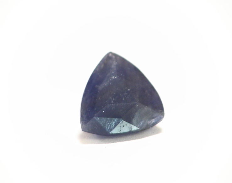 Blue Sapphire Trilliant Cut Unheated Natural Genuine Gemstone GSG,438 - Image 6