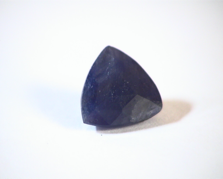 Blue Sapphire Trilliant Cut Unheated Natural Genuine Gemstone GSG,438 - Image 5