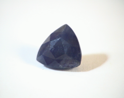 Blue Sapphire Trilliant Cut Unheated Natural Genuine Gemstone GSG,438 - Image 3