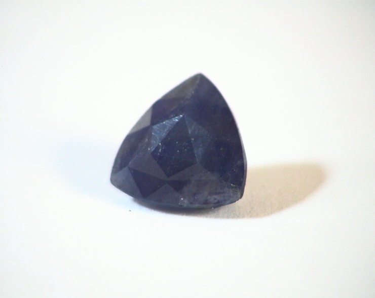 Blue Sapphire Trilliant Cut Unheated Natural Genuine Gemstone GSG,438 - Image 3