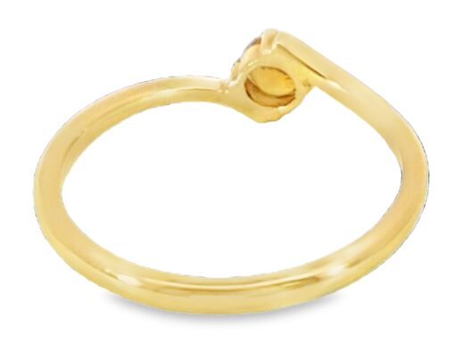 Yellow Sapphire Natural Genuine Gemstone 18KT Yellow Gold H50 - Image 3