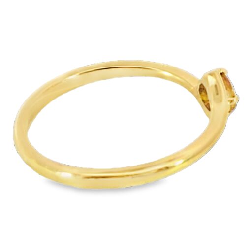 Yellow Sapphire Natural Genuine Gemstone 18KT Yellow Gold H50 - Image 11