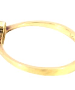 Alternative view of Pink Sapphire Natural Genuine Gemstone 14 kt Yellow Gold Ring, H77
