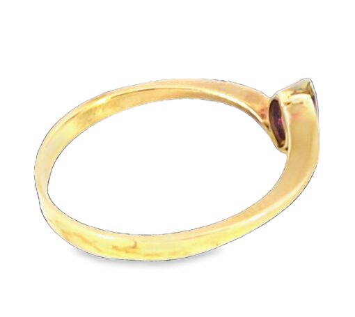 Ruby Natural Genuine 14 KT, Yellow Gold Lady's Ring, H83 - Image 8