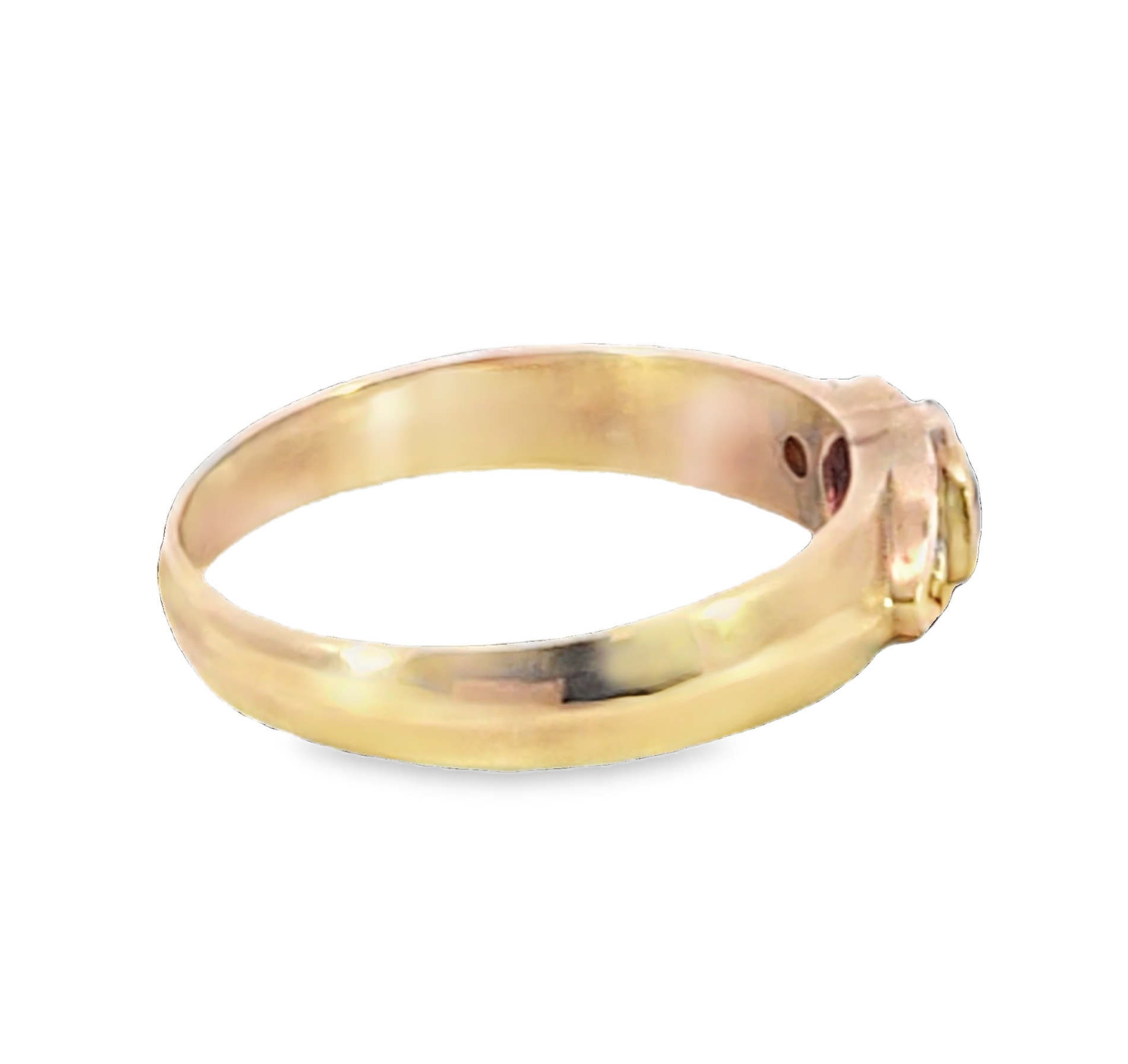 Pink Sapphire 9 kt Yellow Gold Engagement Ring in a unique Design H89 - Image 7