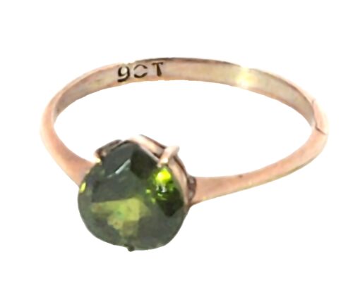 Zircon Natural Genuine Gemstone set in 9 kt Gold Lady's Ring H91 - Image 6