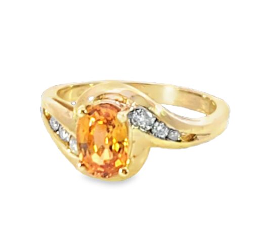 Spessartite Garnet Natural Genuine Gemstone Lady's Diamond RFK542 - Image 5