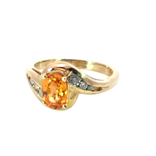 Spessartite Garnet Natural Genuine Gemstone Lady's Diamond RFK542 - Image 9