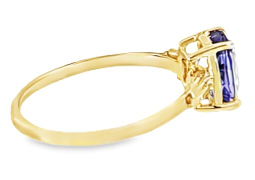 Tanzanite 14 KT Natural Genuine Gemstone Lady's Ring RFK,576 - Image 6