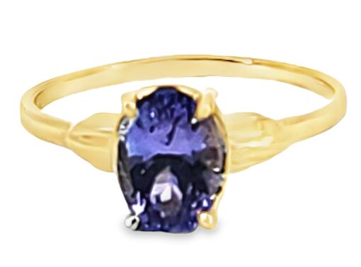 Tanzanite 14 KT Natural Genuine Gemstone Lady's Ring RFK,576 - Image 2