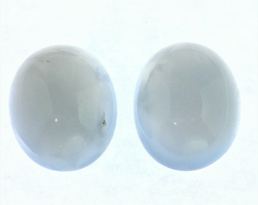 Chalcedony Cabochon Pair Natural Genuine Gemstones GSG 762