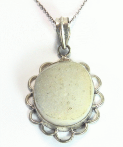 Druzy Genuine Gemstone Silver Pendent PSS,897