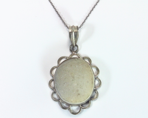 Druzy Genuine Gemstone Silver Pendent PSS,897 - Image 4