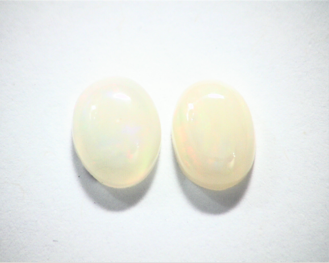 Ethiopian Opal Natural Genuine Gemstone Matched Pair GSG 313 - Image 5