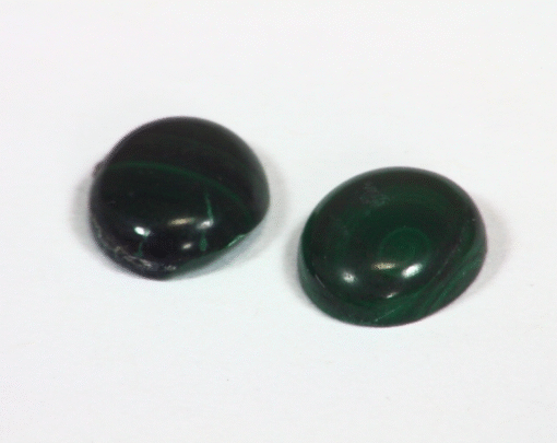 Malachite Natural Genuine Gemstone Matched Pair GSG,671 - Image 5